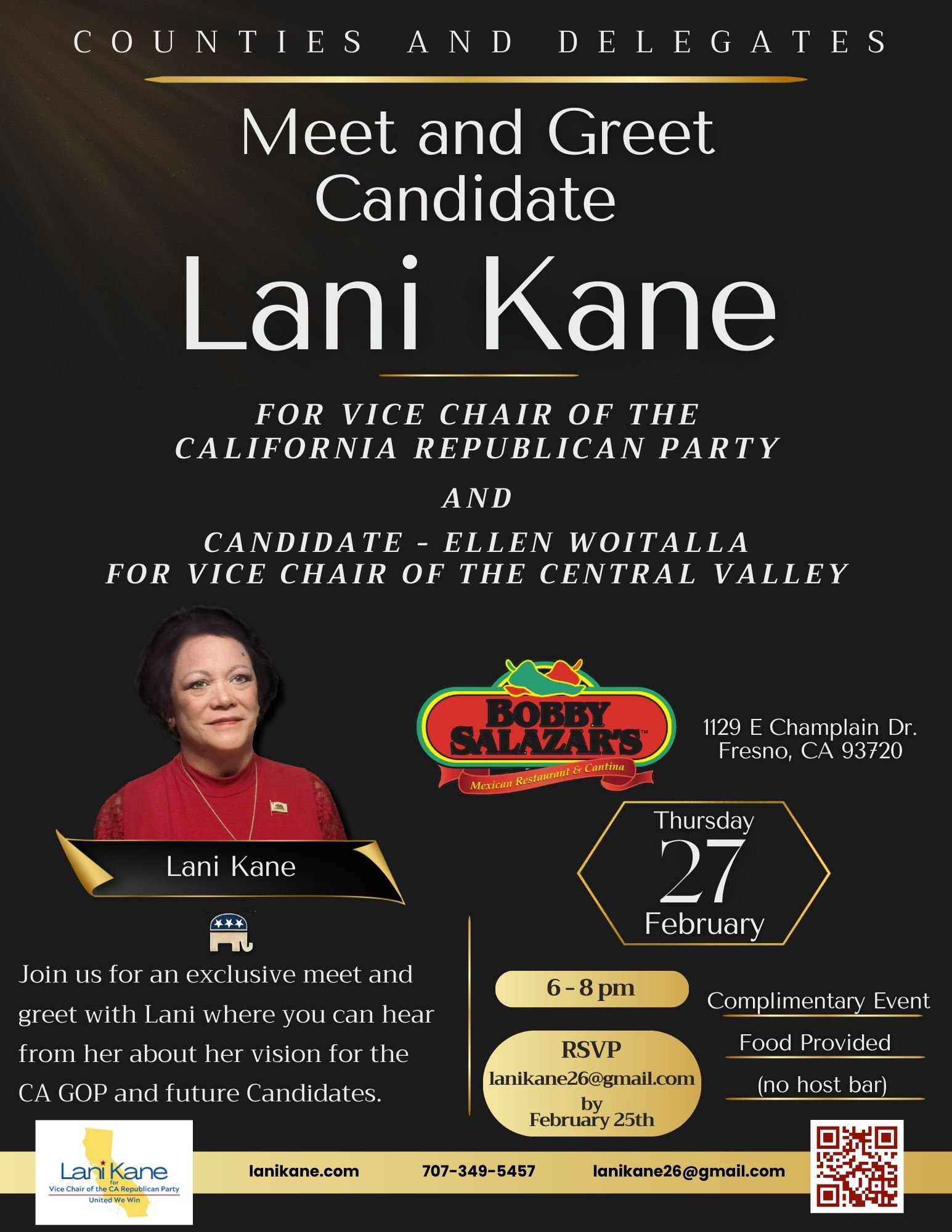 Meet and Greet for Lani Kane